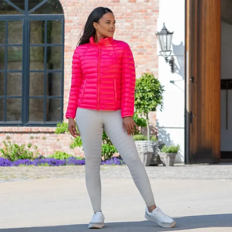 Pikeur Athleisure 1023 Women's Quilted Jacket - Raspberry Pink-8