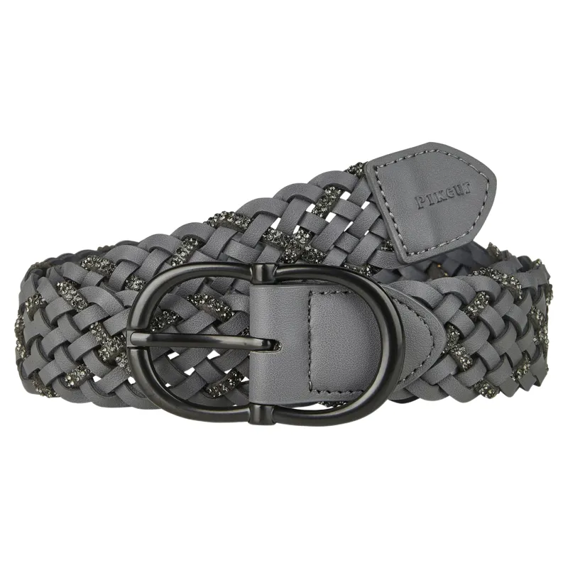 Pikeur Selection 2872 Womens Braided Belt - Basalt Gray