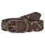 Pikeur Selection 2872 Women's Braided Belt - Chocolate Brown