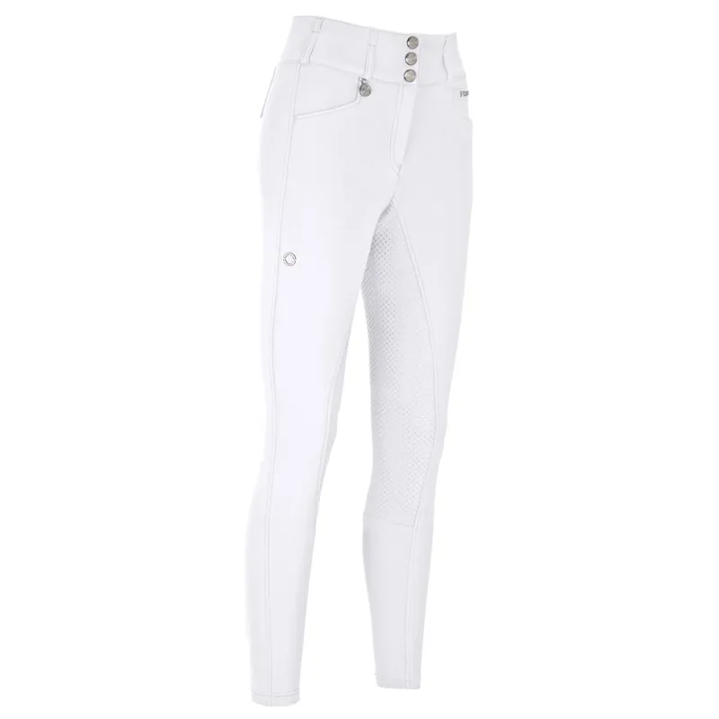 Pikeur Candela DuraGrip Full Seat Women's Competition Breeches - White