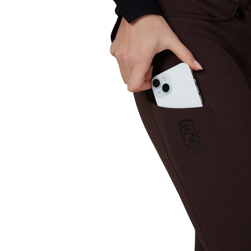 Pikeur 5205 Cantira Womens Full Grip Breeches - Chocolate Brown-4