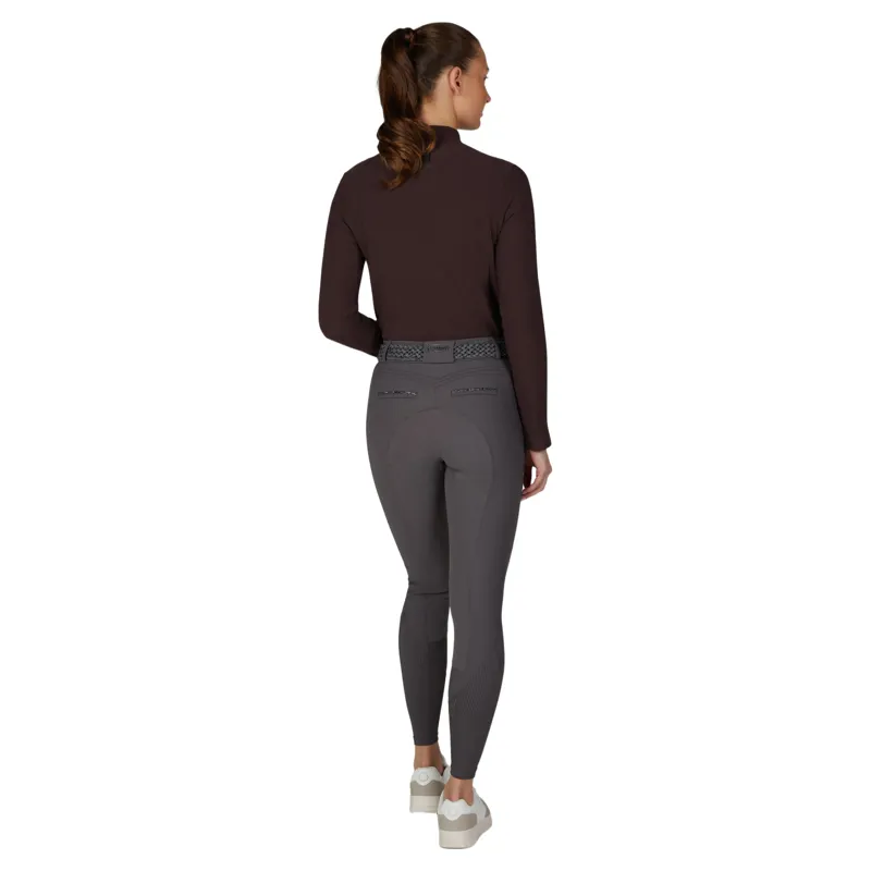 Pikeur Selection Ceelina SD Full Grip Women's Breeches - Basalt Grey-2