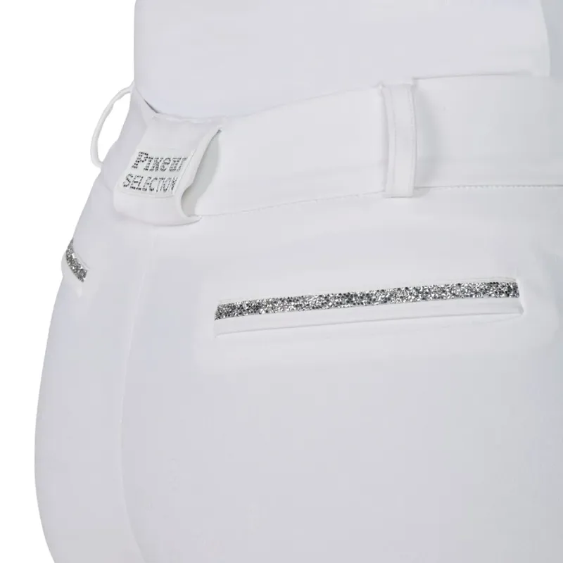 Pikeur Ceelina SD Full Grip Women's Competition Breeches - White-3