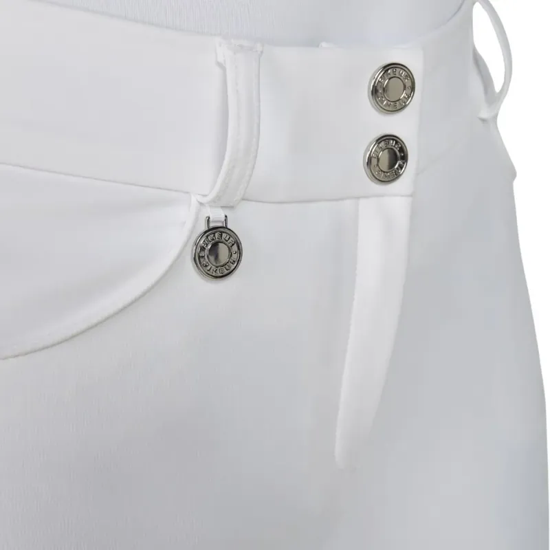 Pikeur Ceelina SD Full Grip Women's Competition Breeches - White-4