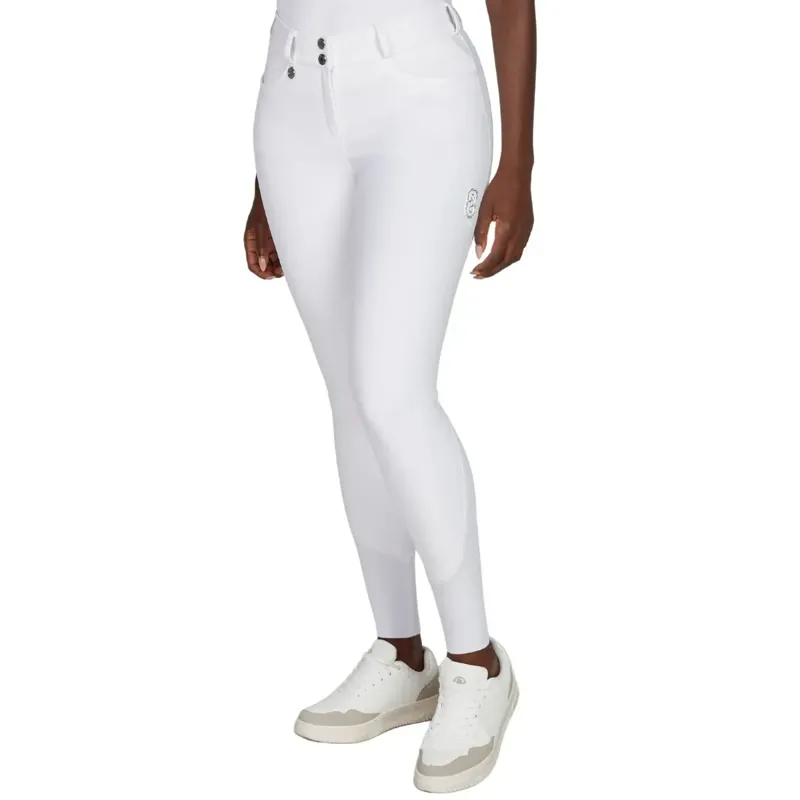 Pikeur Ceelina SD Full Grip Women's Competition Breeches - White-8