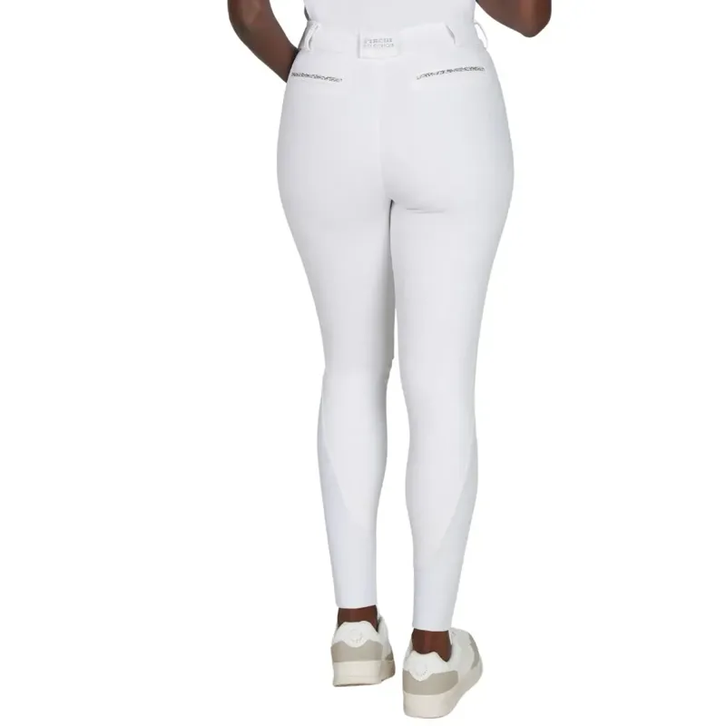 Pikeur Ceelina SD Full Grip Women's Competition Breeches - White-9