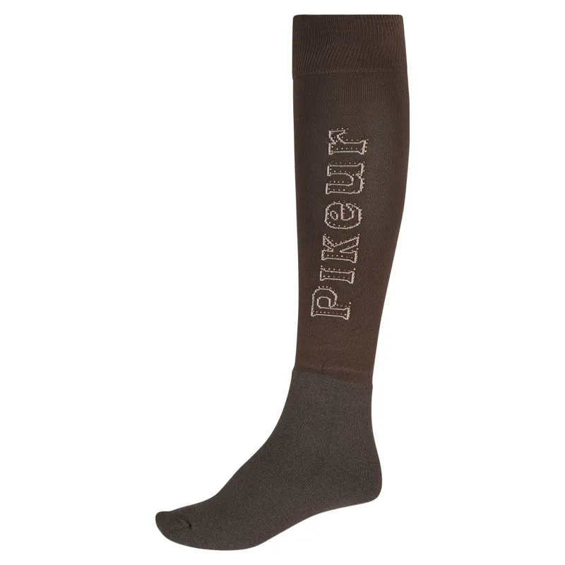 Pikeur Selection 2710 Wool Women's Tall Socks - Chocolate Brown
