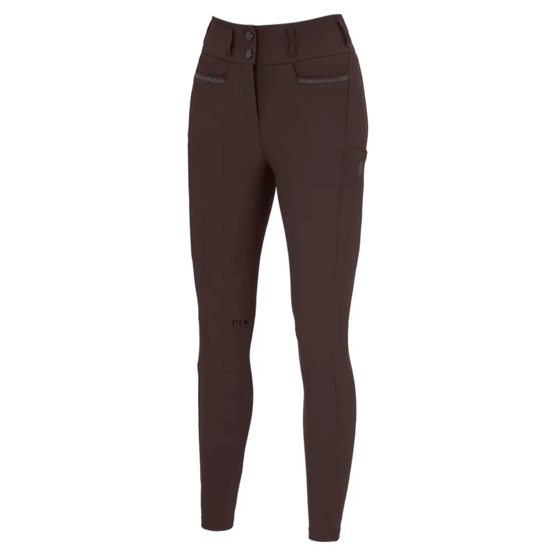 Pikeur Linnett 6555 Women's Full Grip Breeches - Chocolate Brown