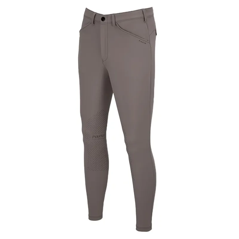 Pikeur New Rodrigo GripTec Knee Grip Men's Breeches - Steel Grey