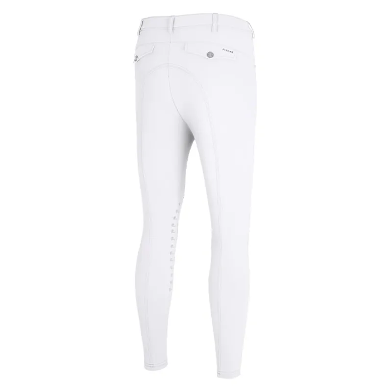 Pikeur New Rodrigo GripTec Knee Grip Men's Competition Breeches - White-1