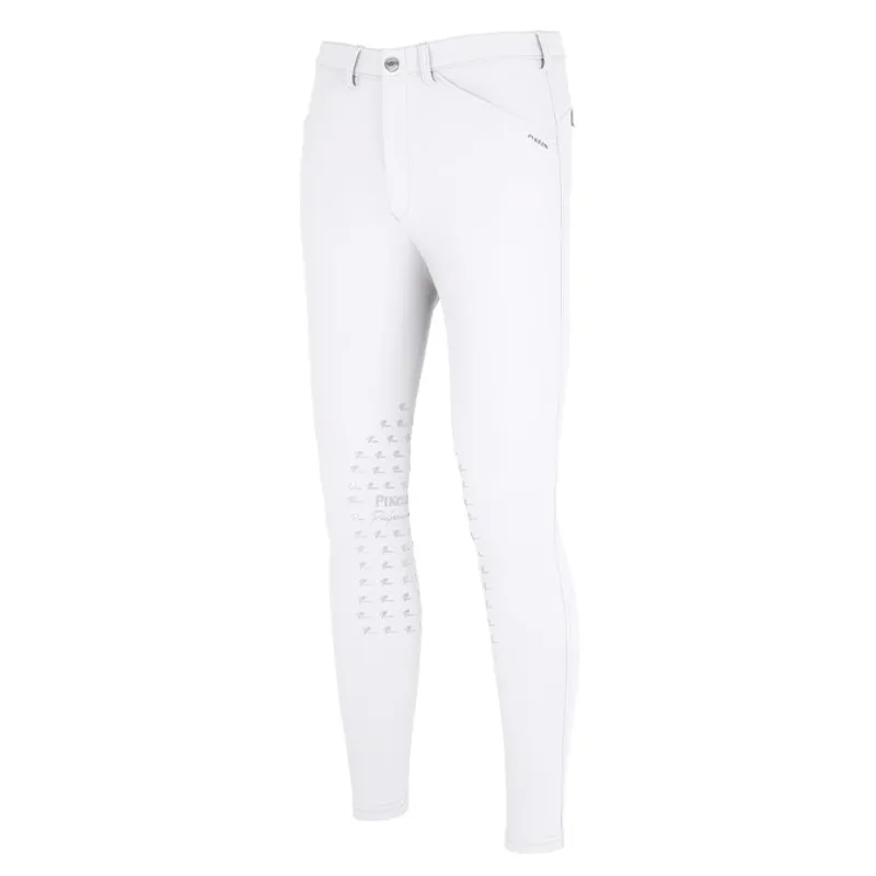 Pikeur New Rodrigo GripTec Knee Grip Men's Competition Breeches - White