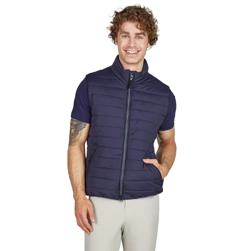 Pikeur Core 1007 Mens Quilted Vest - Nightblue