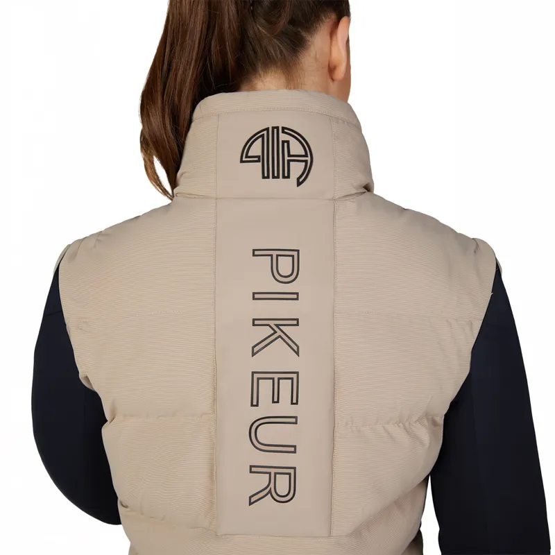 Pikeur Athleisure 2005 Quilted Womens Vest - Mocha Cream-1