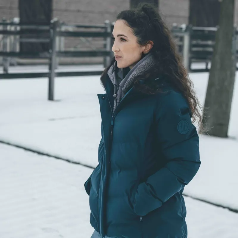 Pikeur Athleisure 2019 Women's Quilted Waterproof Jacket - Pine Green-3
