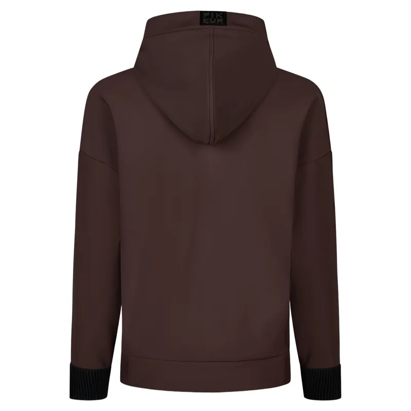 Pikeur Selection 2282 PlushLuxe Women's Hoodie - Chocolate Brown-3