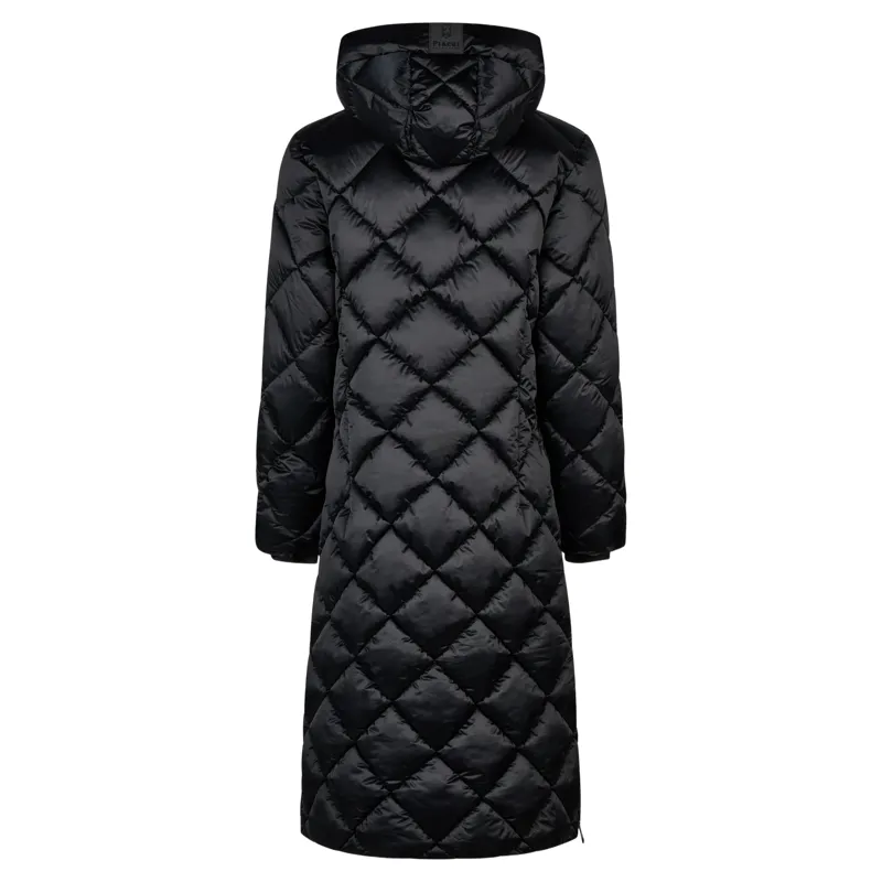 Pikeur Selection 2025 Diamond Quilted Women's Long Coat - Black-1