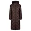 Pikeur Selection 2025 Diamond Quilted Women's Long Coat - Chocolate Brown