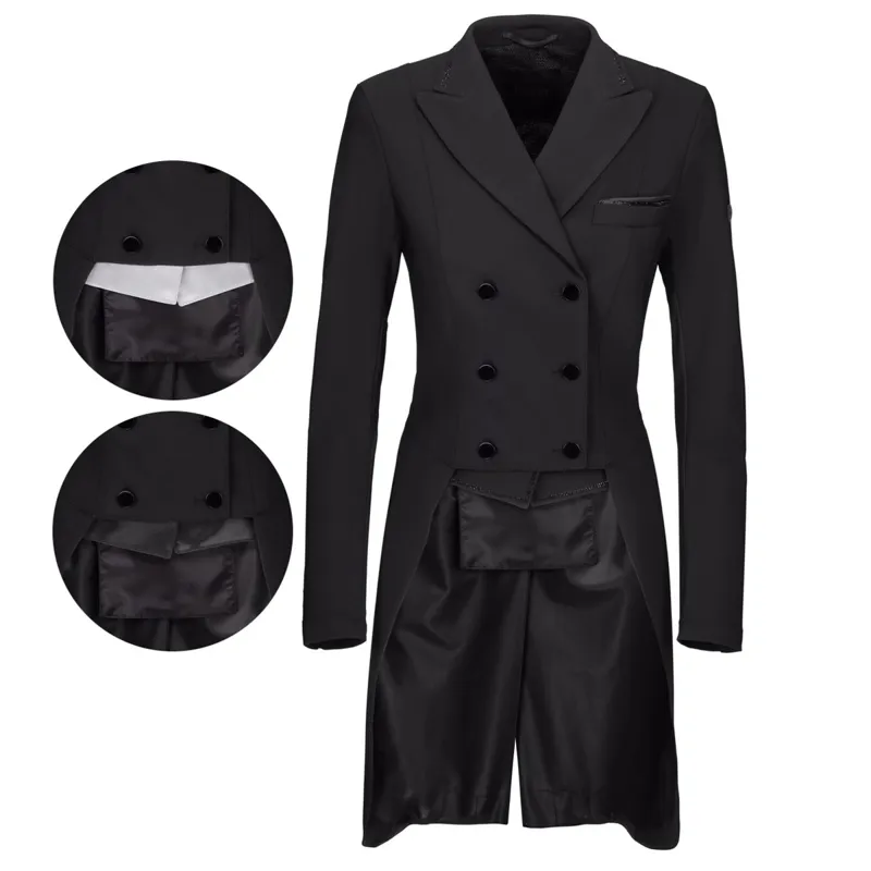 Pikeur Liliane Women's 3-in-1 Dressage Tails - Black