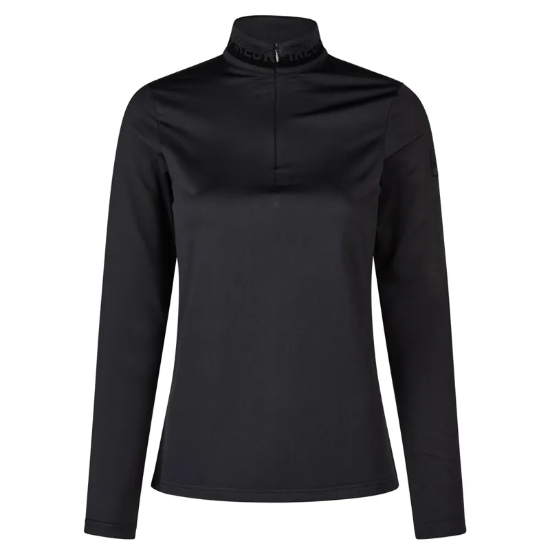 Pikeur Selection 6284 Ladies Zip Neck Top - Black