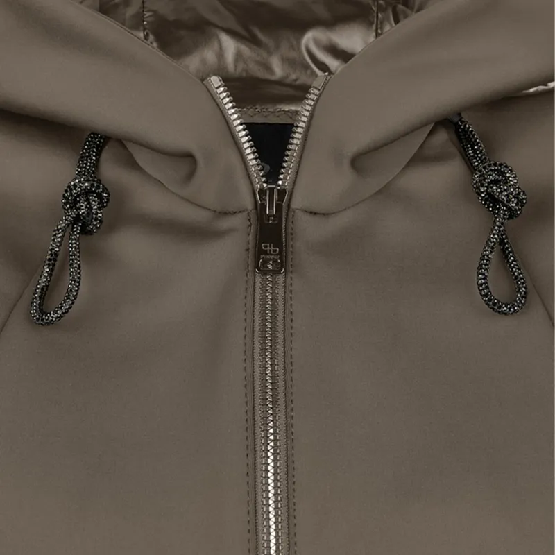 Pikeur Selection 8045 Women's Fleece Jacket - Slate Brown-1