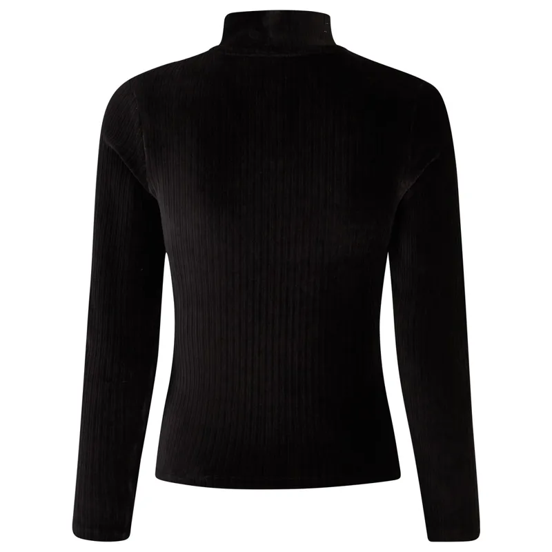 Pikeur Selection Rip 6277 Women's Top - Black Velvet-1