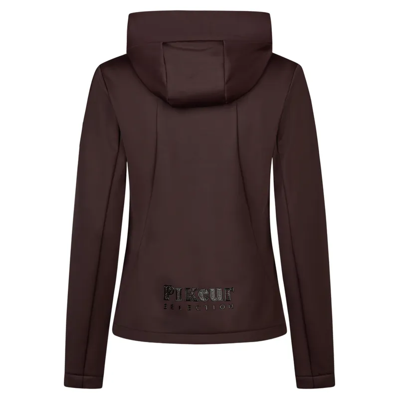 Pikeur Selection 2045 TechVelvet Fleece Women's Jacket - Chocolate Brown-1