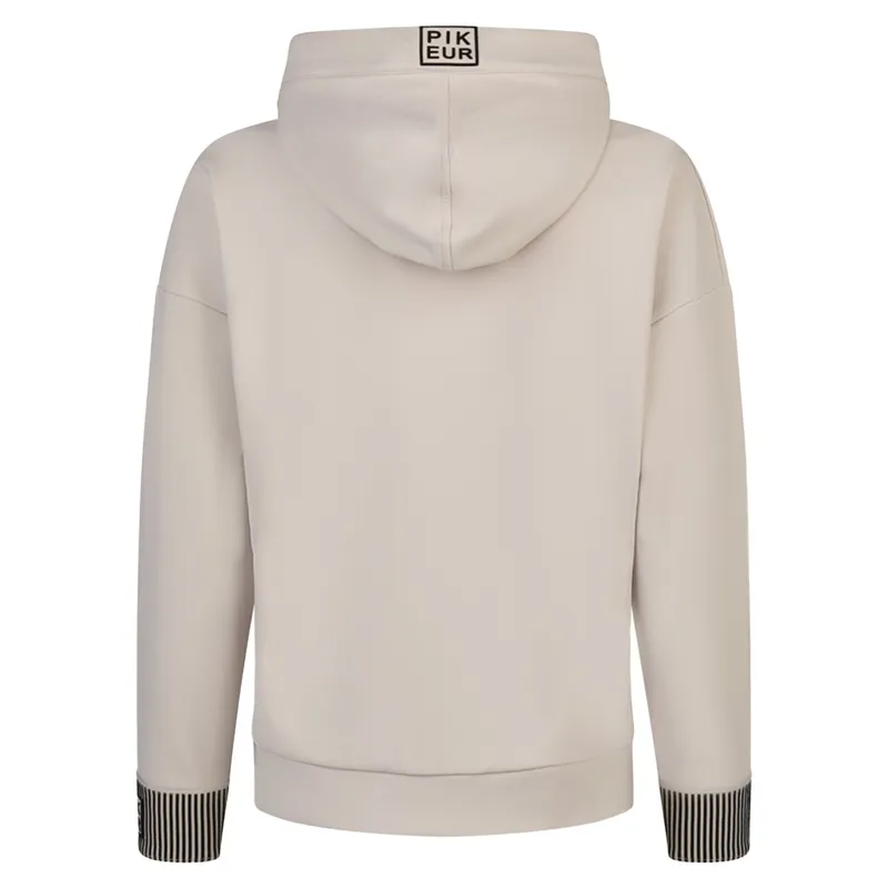 Pikeur Selection 8281 Women's Hooded Sweater - Pale Gray-3