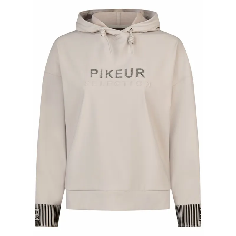 Pikeur Selection 8281 Women's Hooded Sweater - Pale Gray