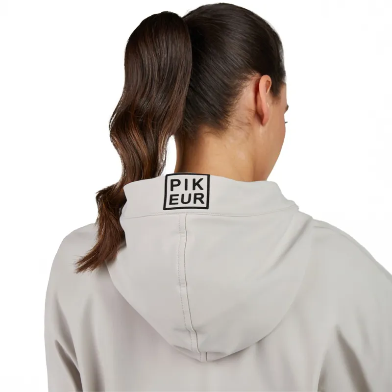 Pikeur Selection 8281 Women's Hooded Sweater - Pale Gray-5