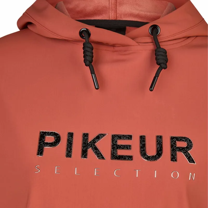 Pikeur Selection 8281 Women's Hooded Sweater - Rosewood-3