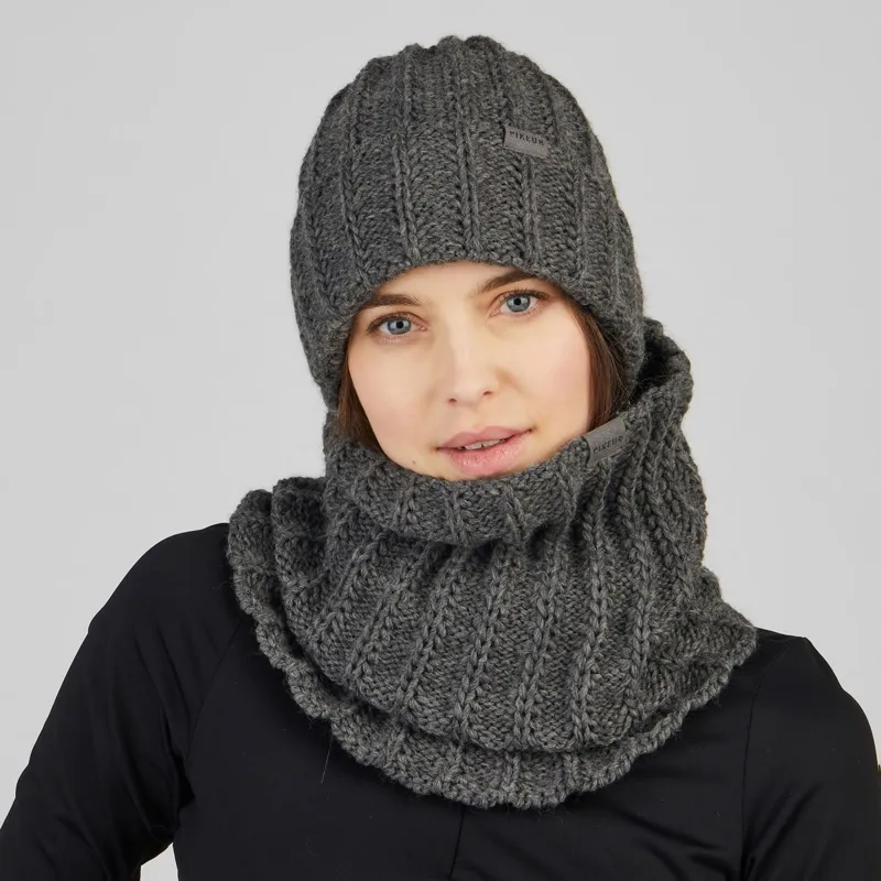Pikeur Sports 6848 Neck Warmer-Medium Gray Melange-1
