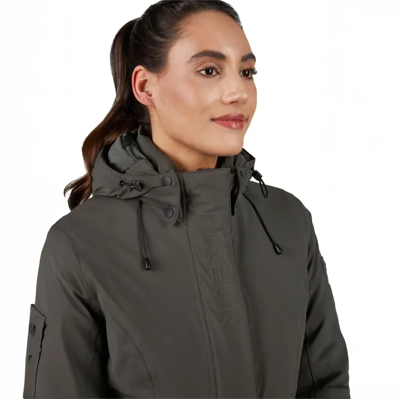Pikeur Sports 8024 Women's Waterproof Jacket - Deep Khaki-5