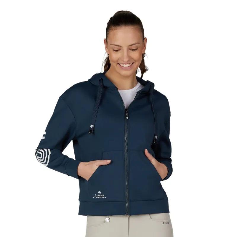 Pikeur Athleisure 2286 Women's Zip Hoodie - Pine Green