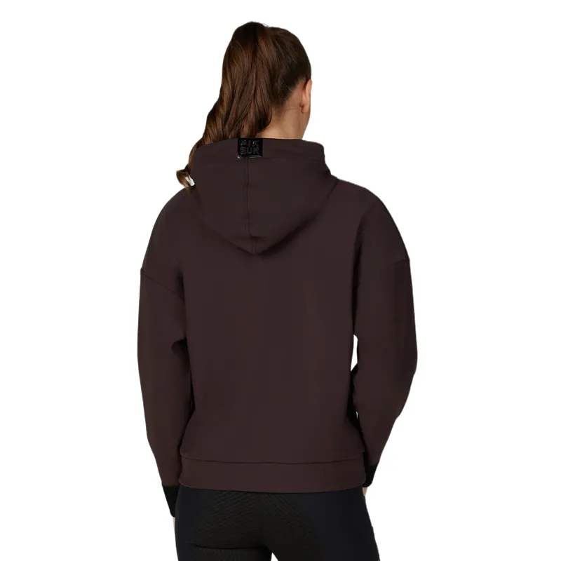 Pikeur Selection 2282 PlushLuxe Women's Hoodie - Chocolate Brown-1