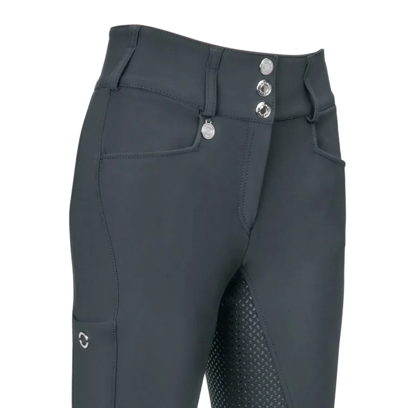 Pikeur New Candela DuraGrip Full Seat Women's Breeches - Dark Shadow-1