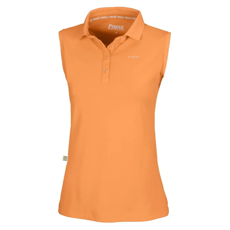 Pikeur Jarla Sports Womens Sleeveless Polo Shirt - Mandarin - UK4
