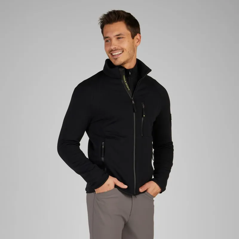 Pikeur Sports 6042 Men's Polartec Fleece Jacket - Black-2