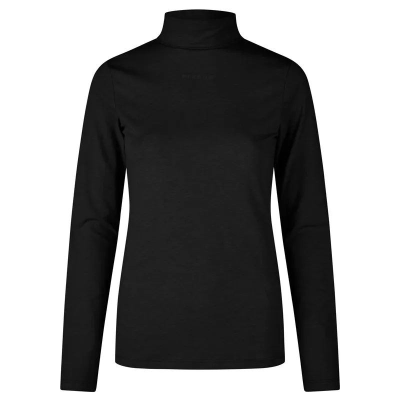 Pikeur Sports 6300 Ladies Turtleneck Top - Black