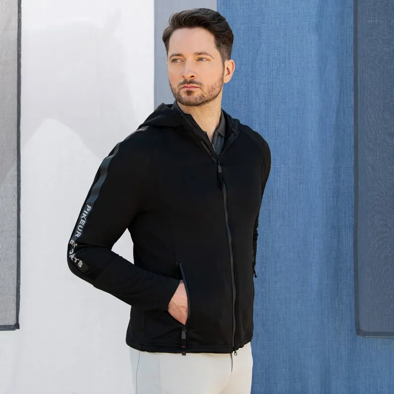 Pikeur Sports 5042 Mesh Neoprene Men's Jacket - Black-1