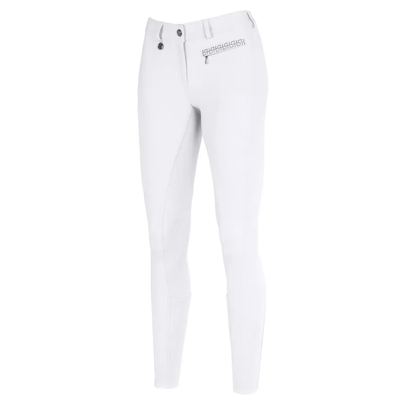 Pikeur Vally Full Grip Ladies Competition Breeches - White