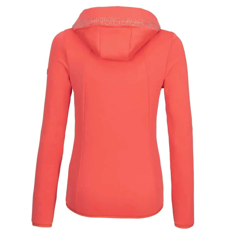 Pikeur Velvet Selection Women's Fleece Jacket - Coral Red-1