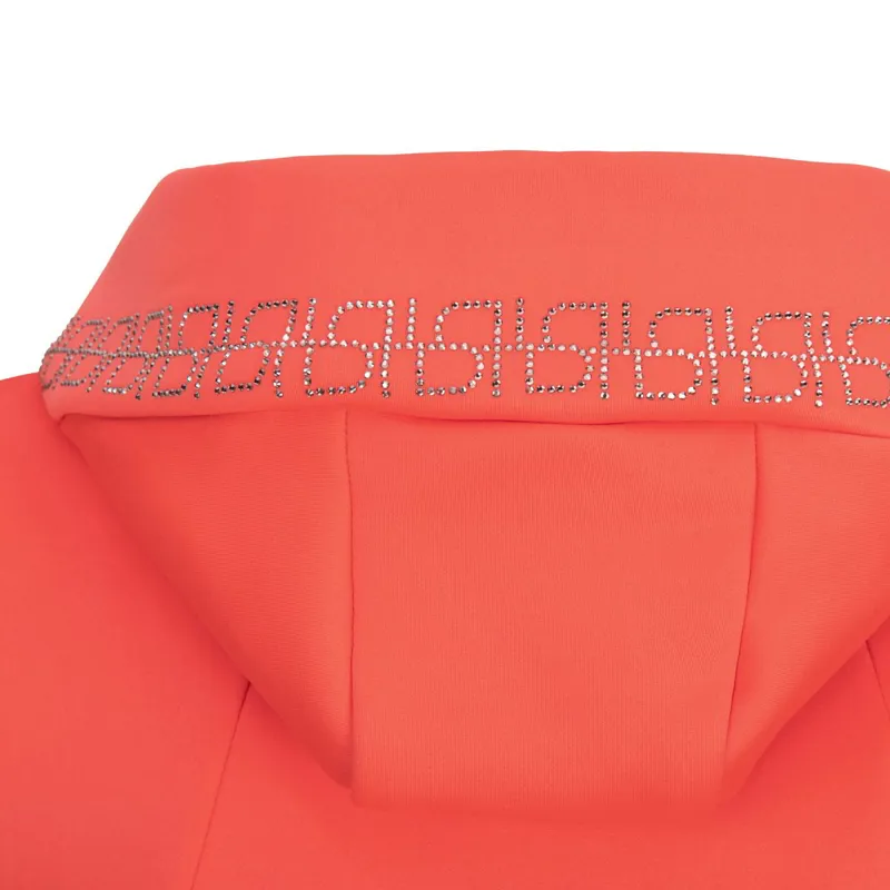 Pikeur Velvet Selection Women's Fleece Jacket - Coral Red-2