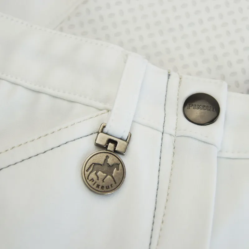 Pikeur Piana Womens Full Seat Breeches - White-4
