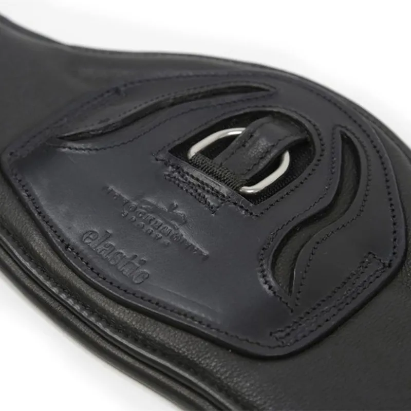 Schockemohle Pittsburgh Short Dressage Girth - Black/Silver-2