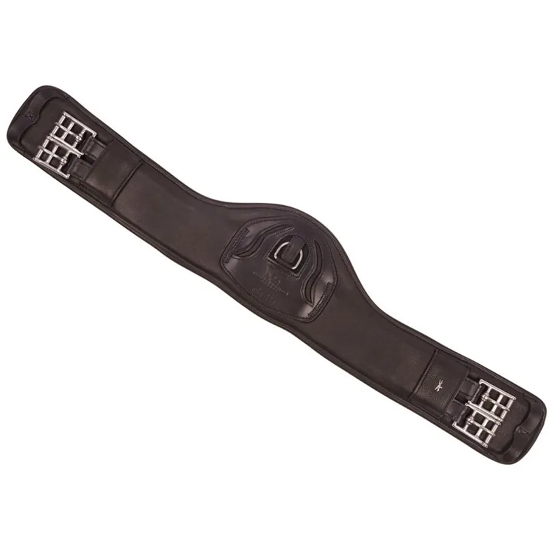 Schockemohle Pittsburgh Short Dressage Girth - Espresso/Silver