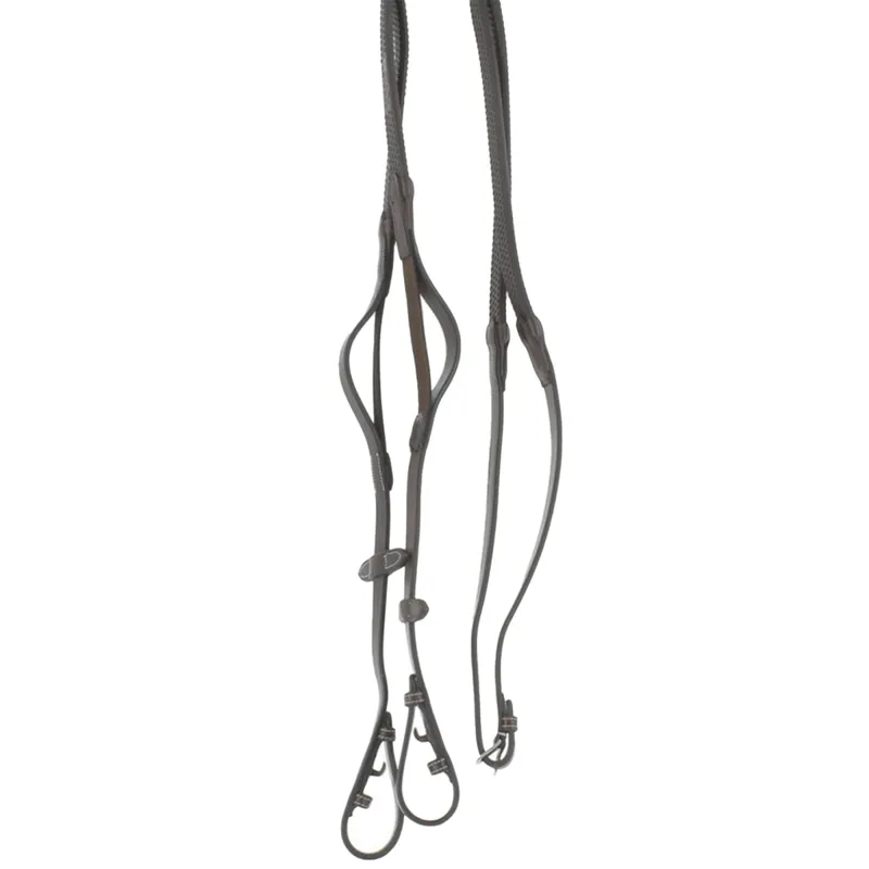 Penelope Leprevost Elastic Reins - Havana-3
