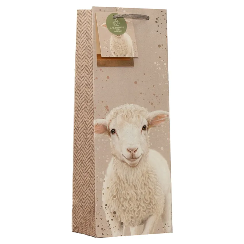 Platinum Bottle Gift Bag - Dorset Lamb
