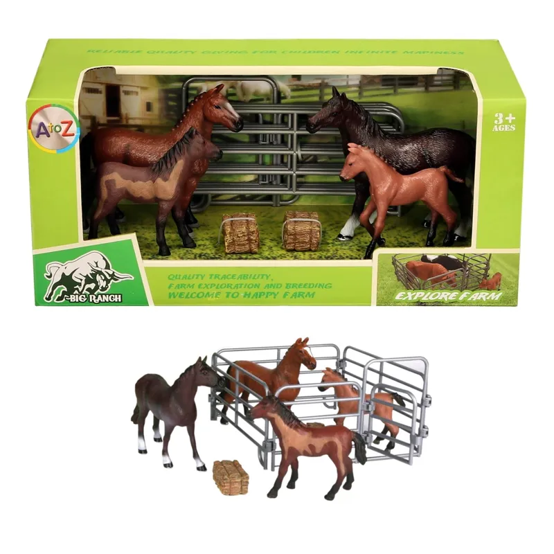Platinum Agencies Horse Playset - Pack Of 12-1