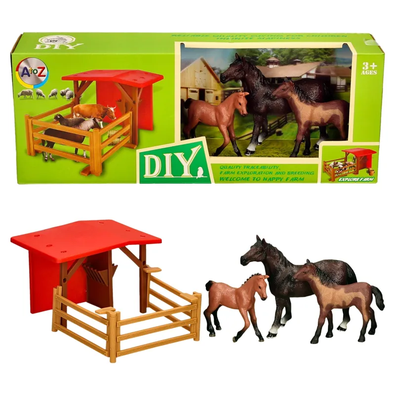 Platinum Agencies Turnout Horse Play Set - Pack of 12-1