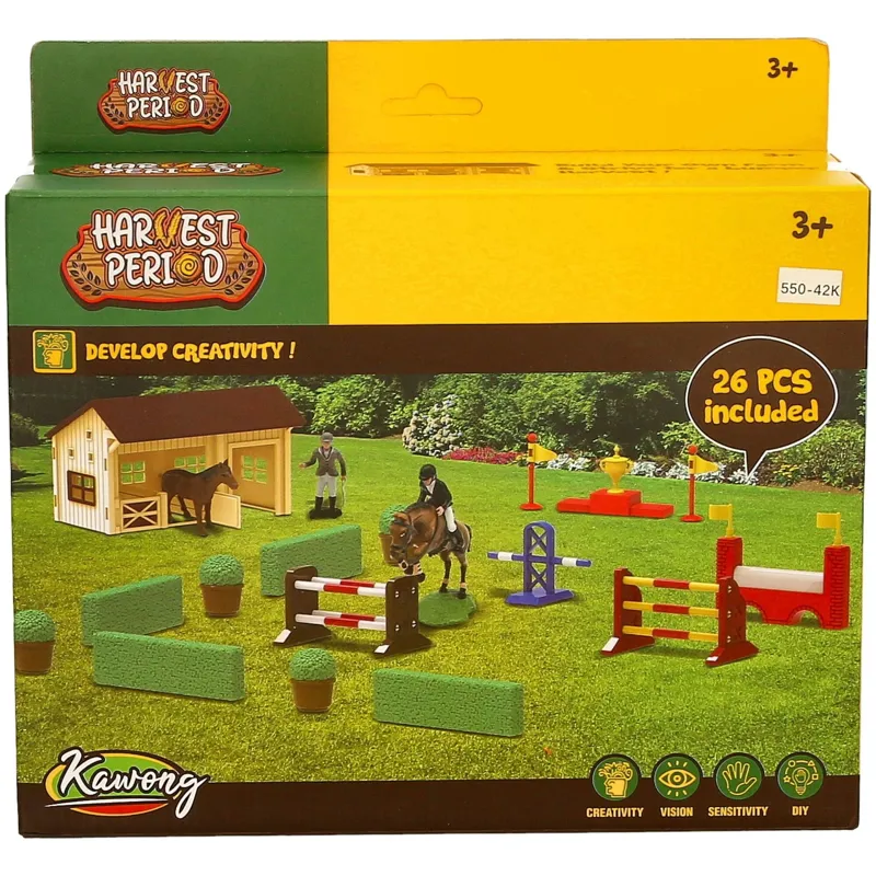 Platinum Horse Stable Toy Set